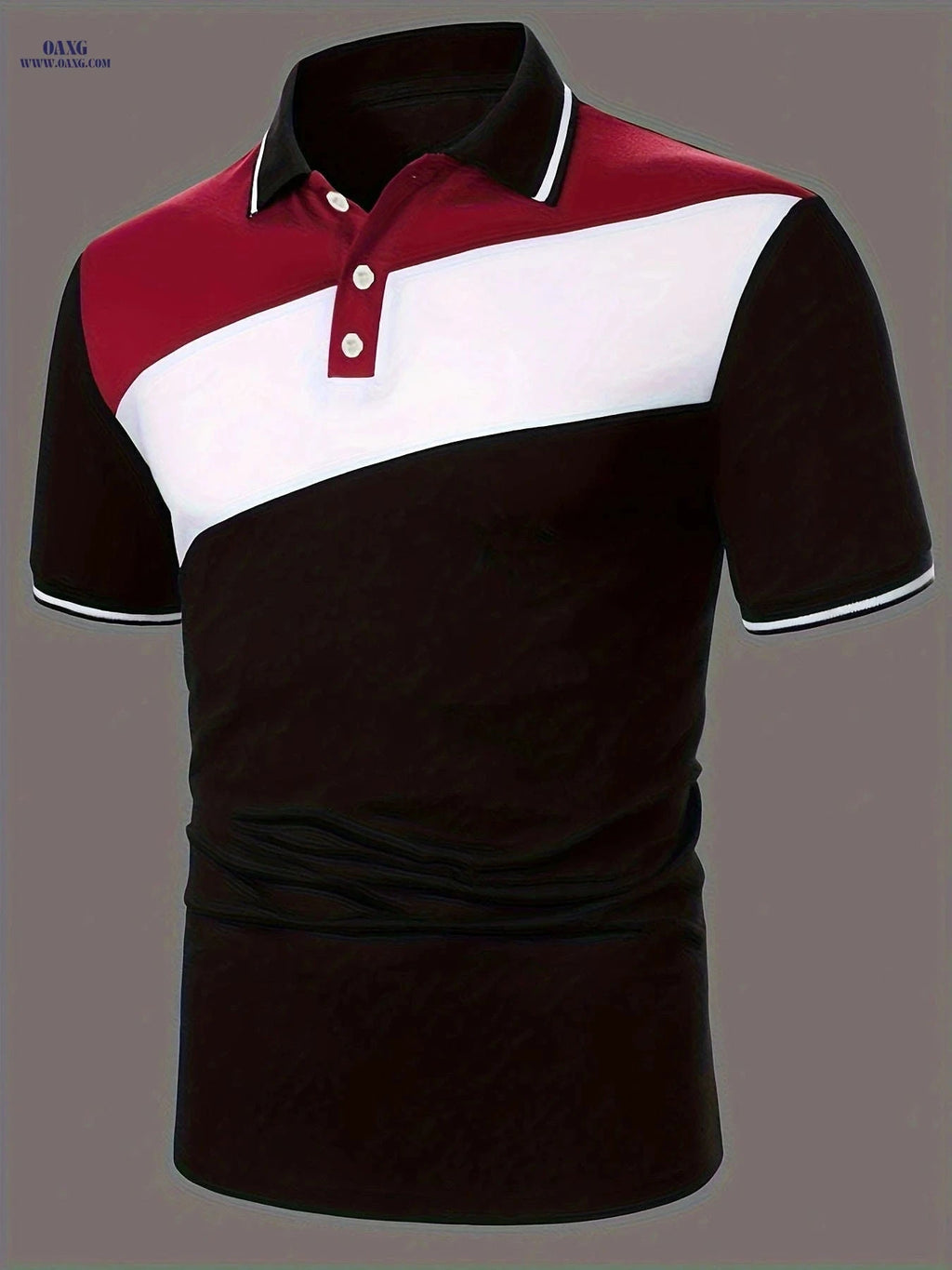 2023 Geometric Print Shirt for Men - Casual Short Sleeve Top   OAXG 