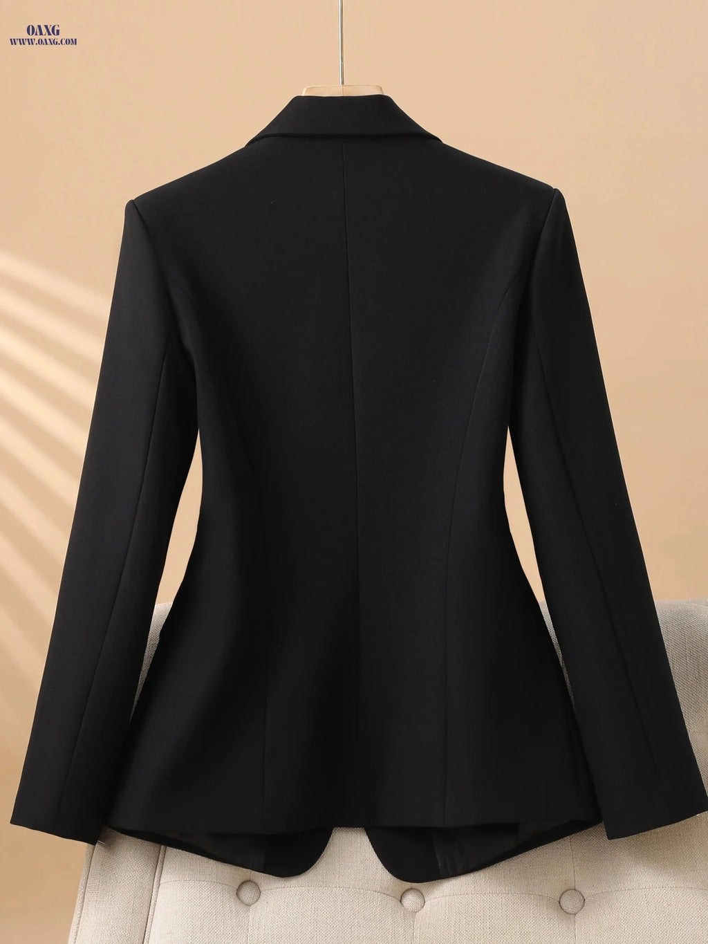2024 Elegant Korean Small Suit - Autumn Winter Professional Wear   OAXG Black / XS