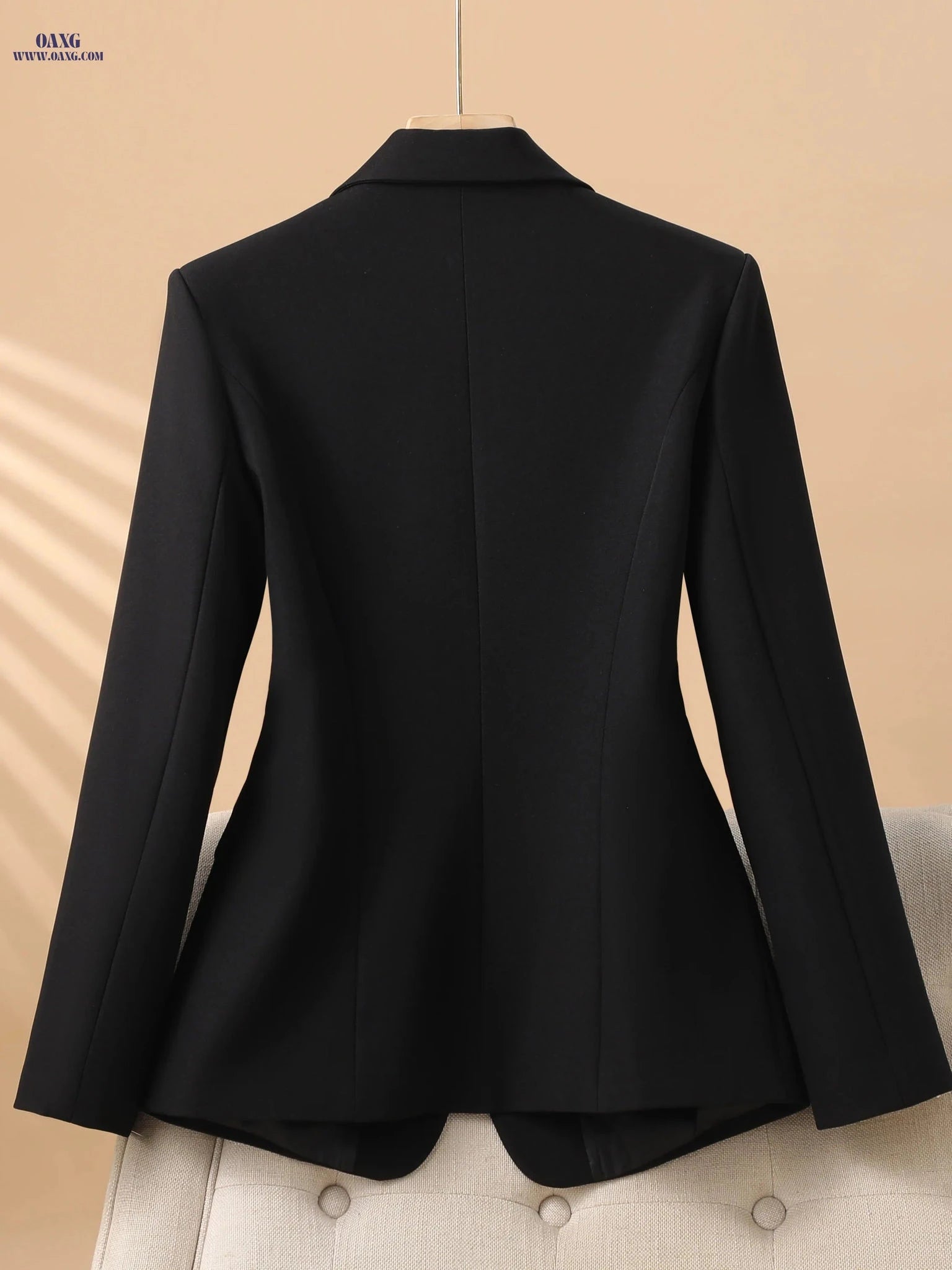 2024 Elegant Korean Small Suit - Autumn Winter Professional Wear   OAXG Black / XS