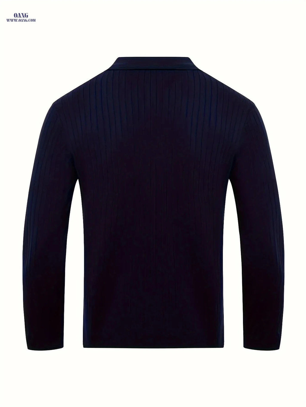 2024 Men's Knit Pullover Sweater - Regular Fit for Spring/Fall   OAXG 