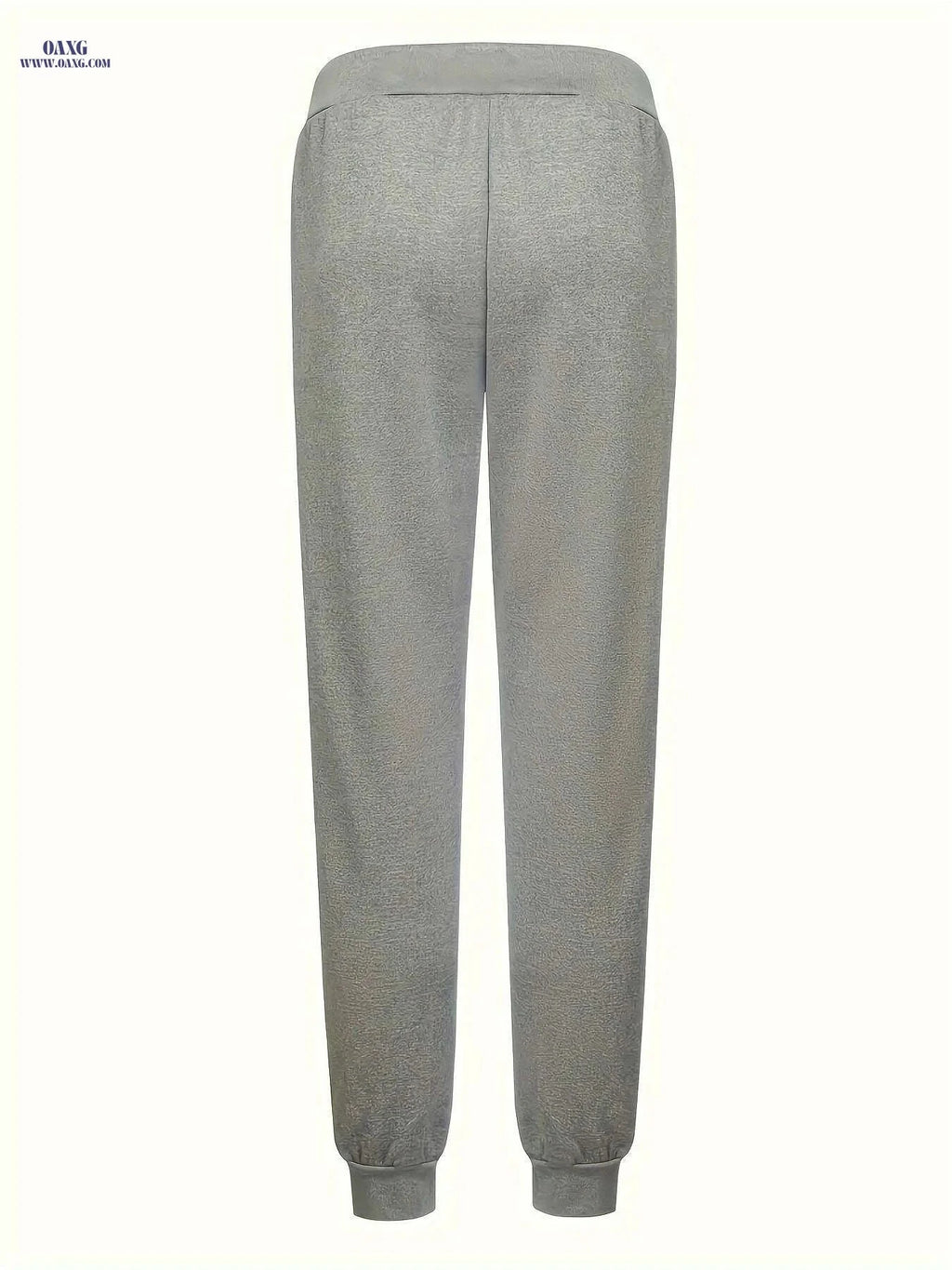 2024 Men's Light Grey Joggers - Regular Fit with NEW YORK Print   OAXG 