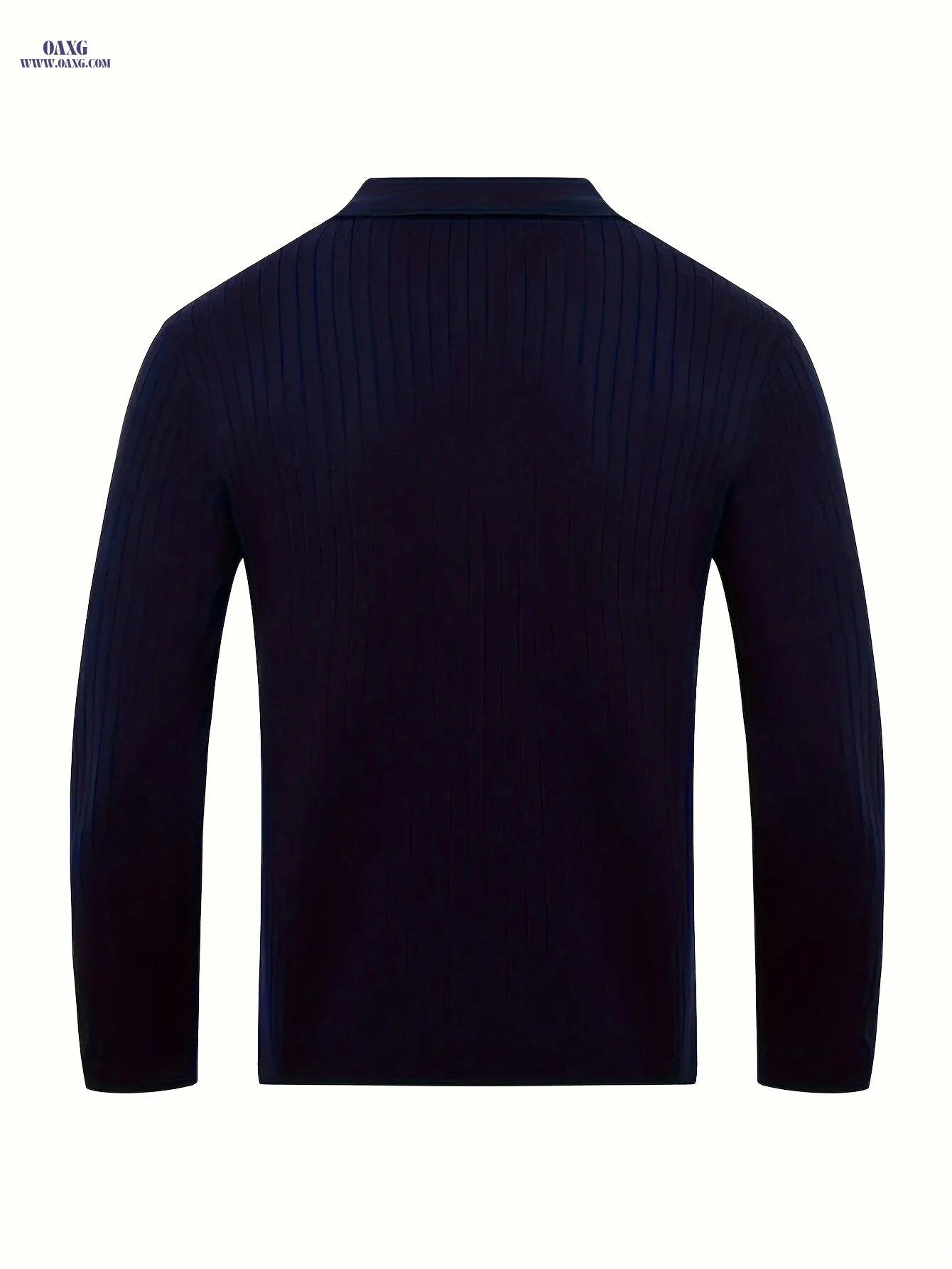 2024 Men's Pullover Knit Sweater - Solid Viscose Long Sleeve   OAXG 