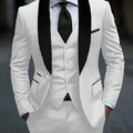 2024 Men's Slim Fit Dress Suit Set with Blazer, Vest & Pants   OAXG 