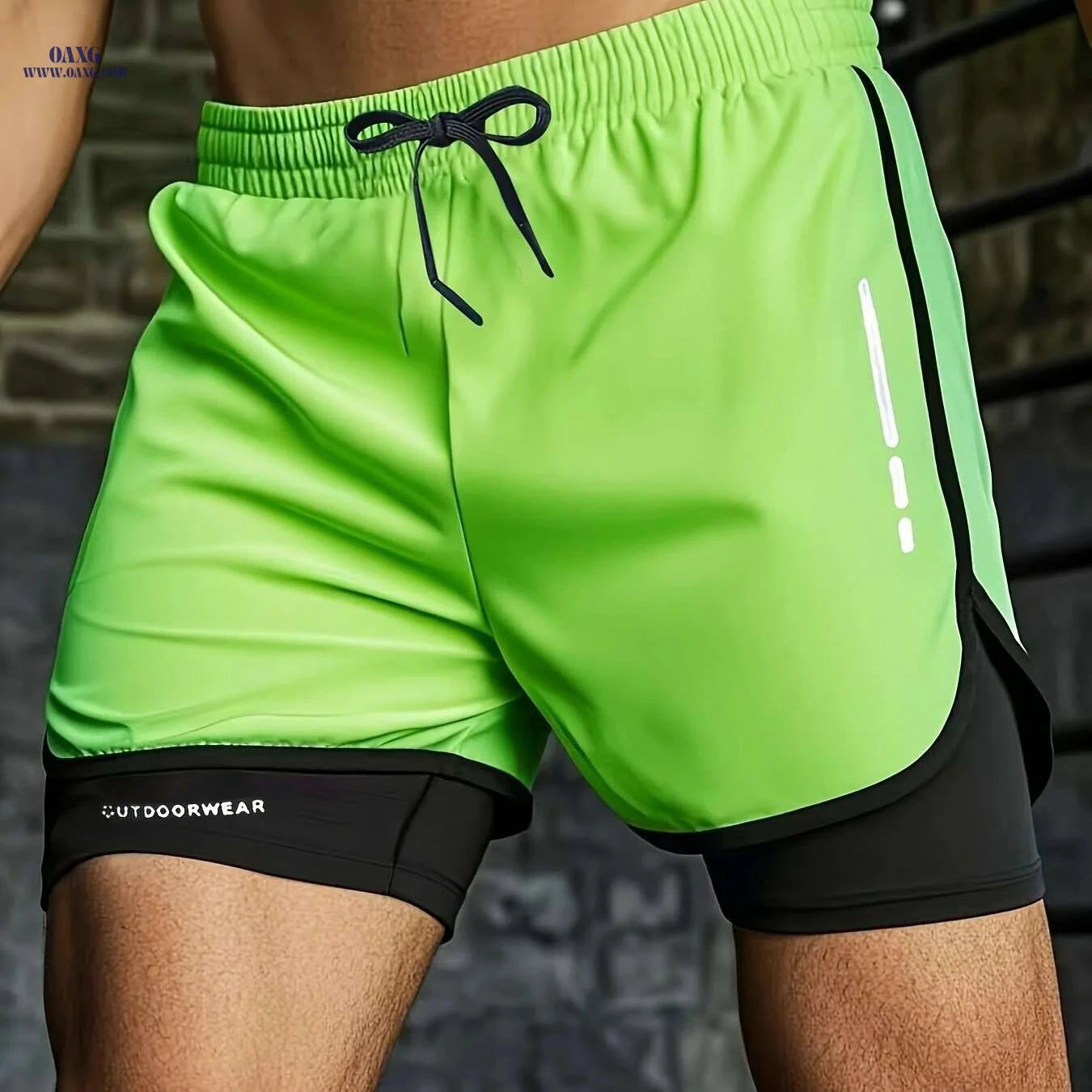 2024 New Men's Swim Trunks - Double Layered Casual Swimming Shorts   OAXG 