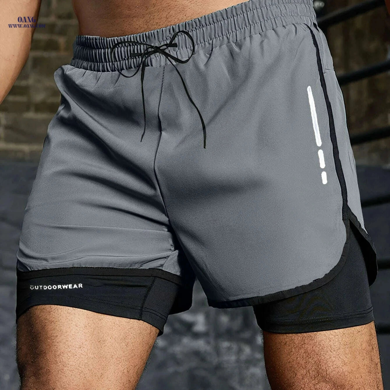 2024 New Men's Swim Trunks - Double Layered Casual Swimming Shorts   OAXG 