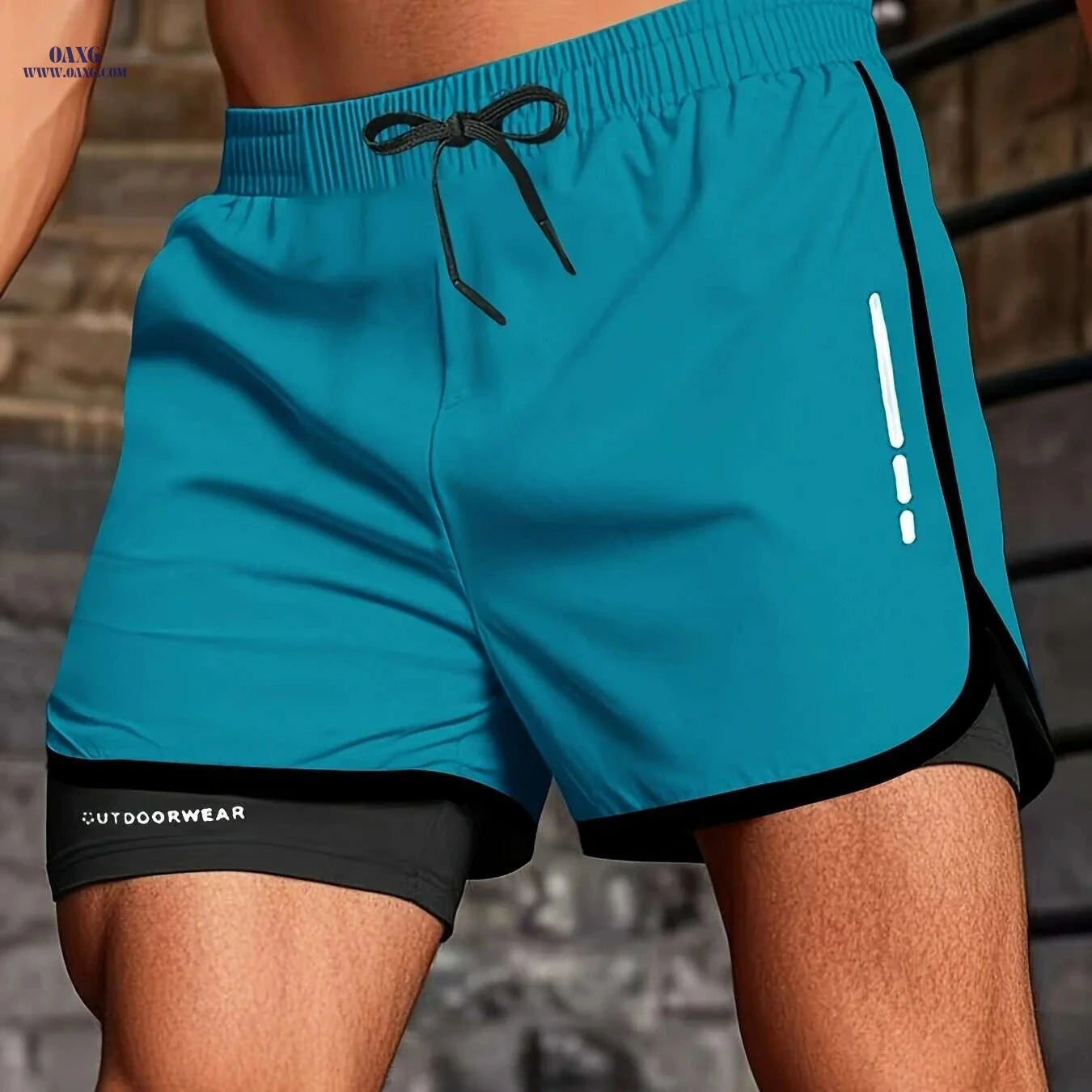 2024 New Men's Swim Trunks - Double Layered Casual Swimming Shorts   OAXG 