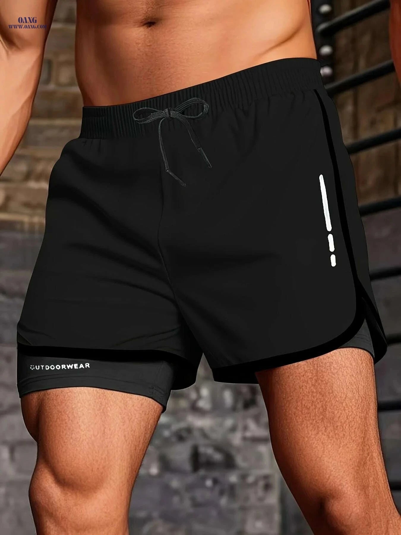 2024 New Men's Swim Trunks - Double Layered Casual Swimming Shorts   OAXG 