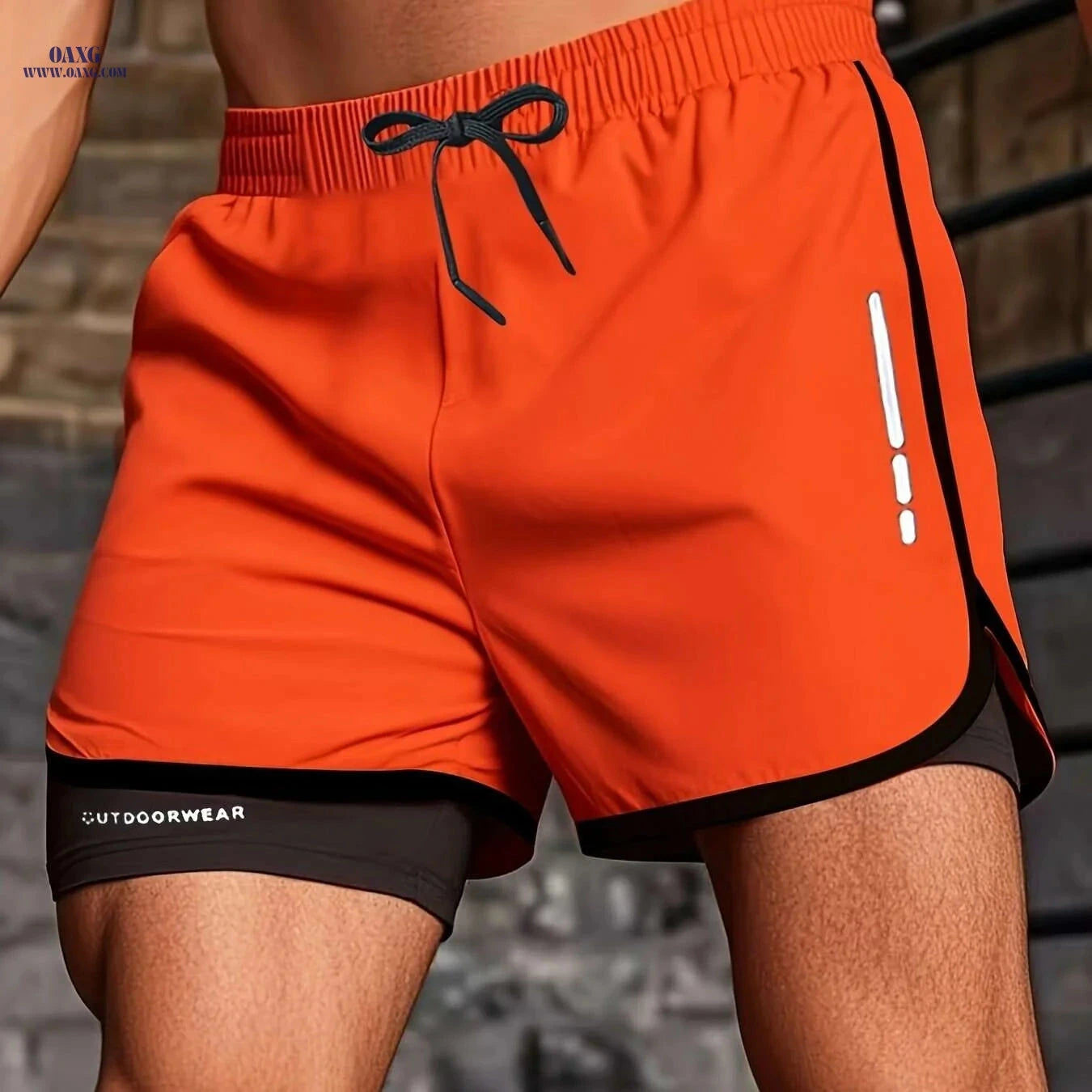 2024 New Men's Swim Trunks - Double Layered Casual Swimming Shorts   OAXG 