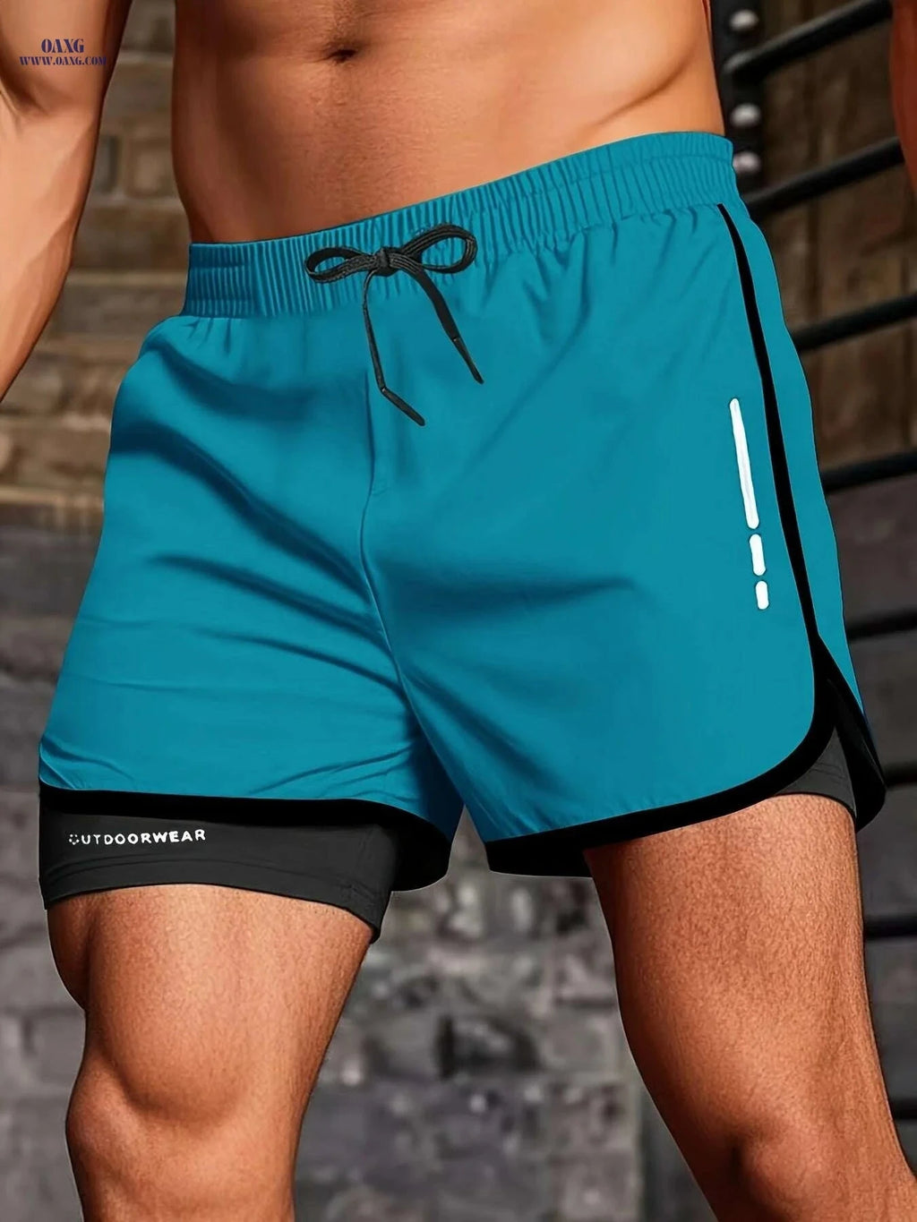 2024 New Men's Swim Trunks - Double Layered Casual Swimming Shorts   OAXG 