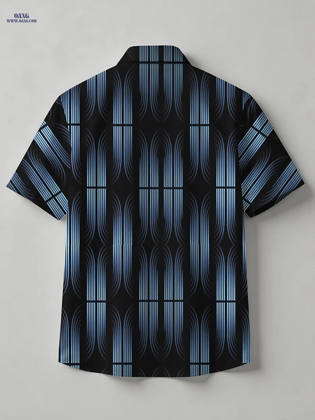 2024 Summer Men's Hawaiian Shirt - Breathable Fabric, Digital Print   OAXG DXCSA12 / FR S