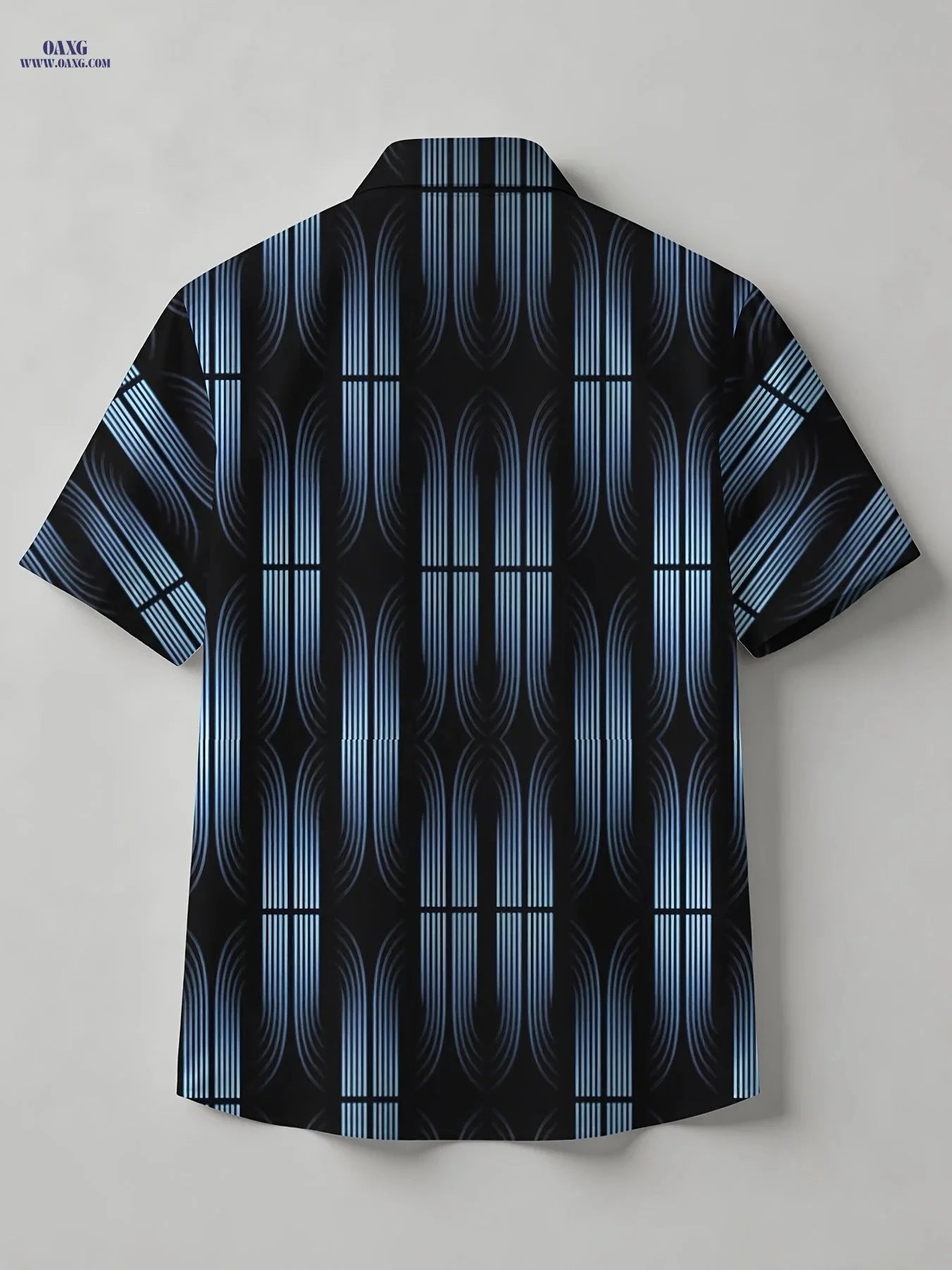 2024 Summer Men's Hawaiian Shirt - Breathable Fabric, Digital Print   OAXG DXCSA12 / FR S
