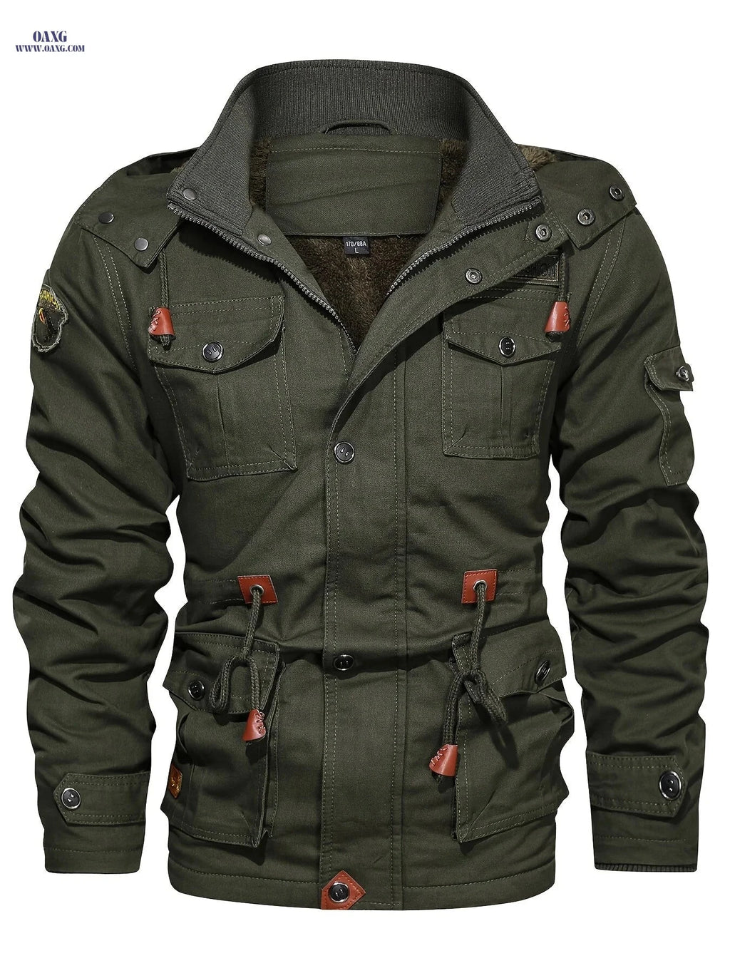 2025 Men's Casual Hooded Jacket - Multi-Pocket & Winter Ready   OAXG 