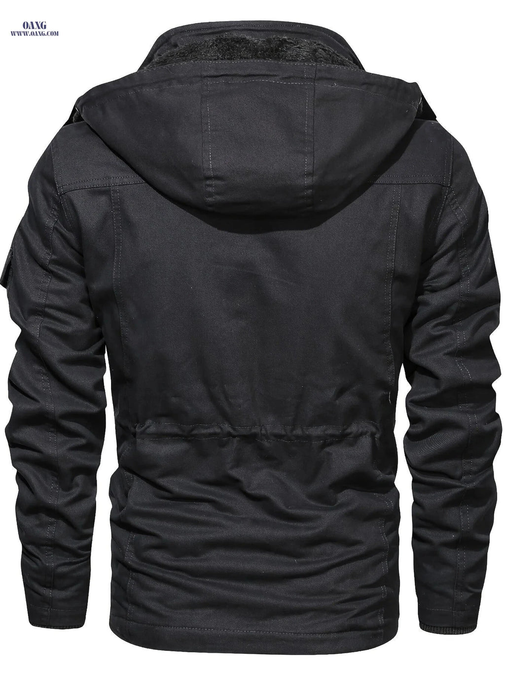 2025 Men's Casual Hooded Jacket - Multi-Pocket & Winter Ready   OAXG Black / FR XS