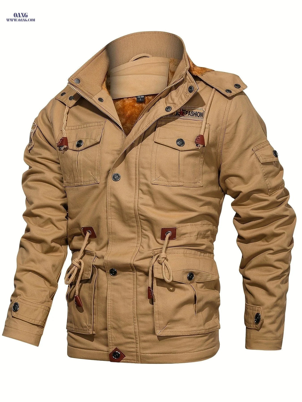 2025 Men's Casual Hooded Jacket - Multi-Pocket & Winter Ready   OAXG Black / FR XS