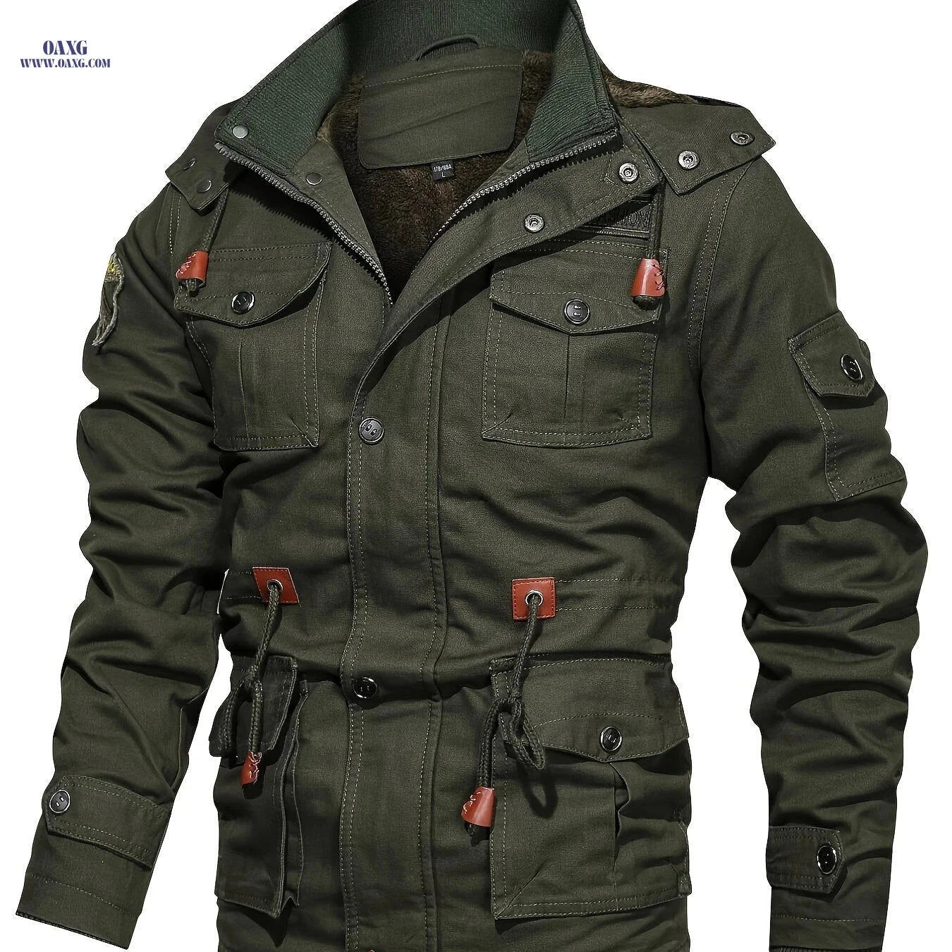 2025 Men's Casual Hooded Jacket - Multi-Pocket & Winter Ready   OAXG Black / FR XS
