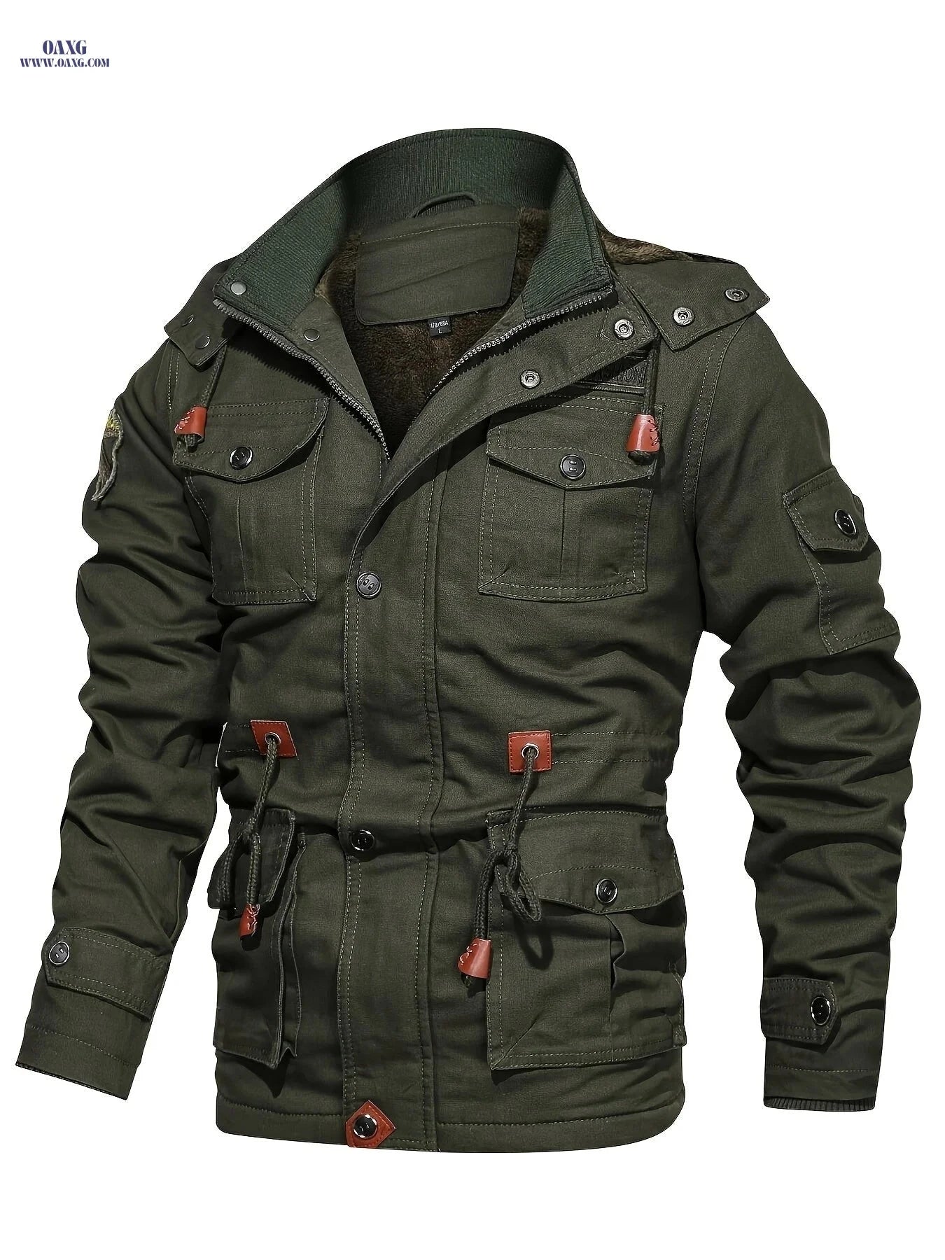 2025 Men's Casual Hooded Jacket - Multi-Pocket & Winter Ready   OAXG 