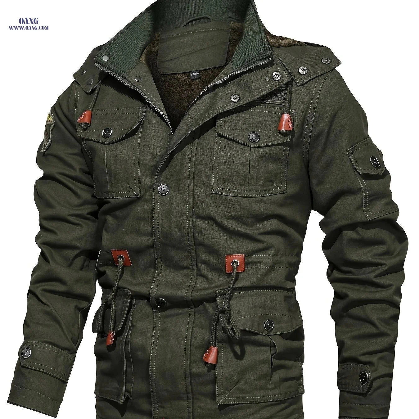 2025 Men's Casual Hooded Jacket - Multi-Pocket & Winter Ready   OAXG 