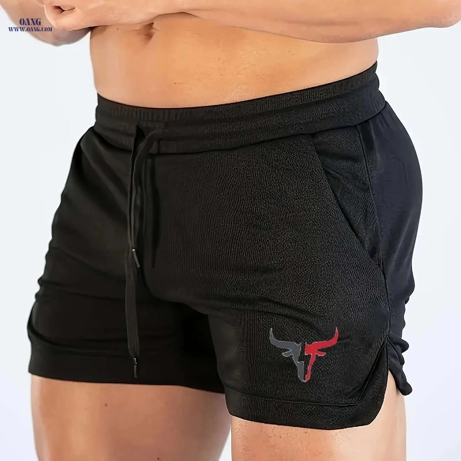 2025 Men’s Fitness Running Shorts - Quick-Dry, Lightweight Design   OAXG White / FR S