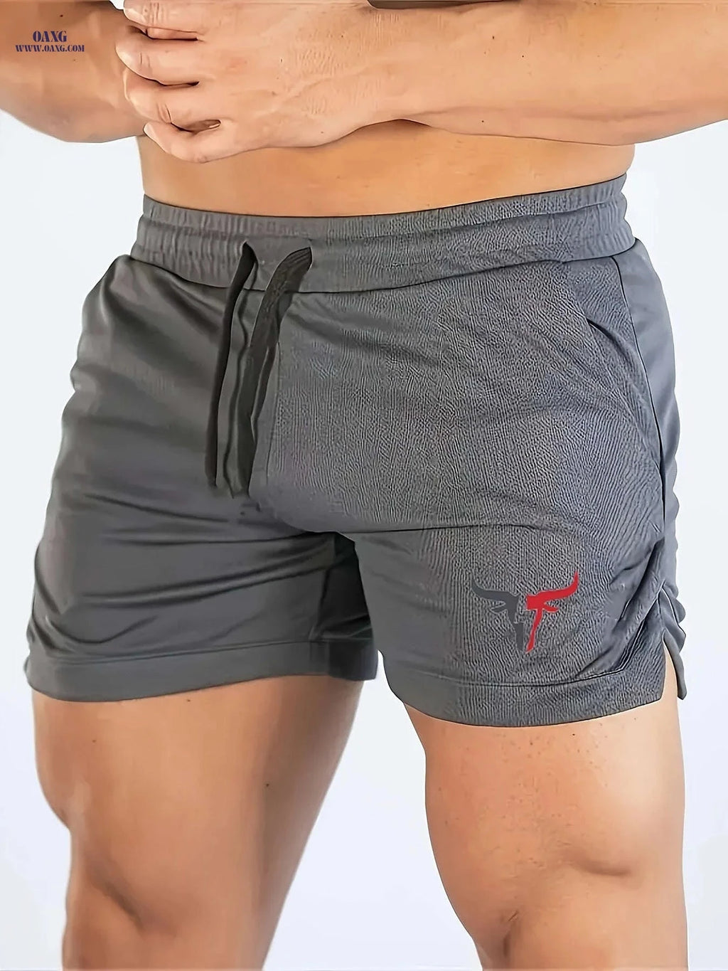 2025 Men’s Fitness Running Shorts - Quick-Dry, Lightweight Design   OAXG White / FR S