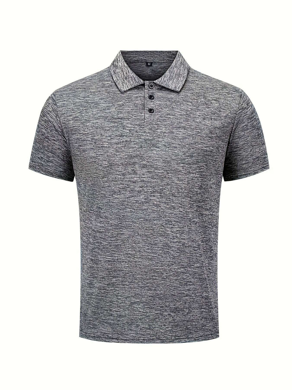 2025 Men's Polo Shirt with Collar - Short Sleeve, Solid Color Style   OAXG 