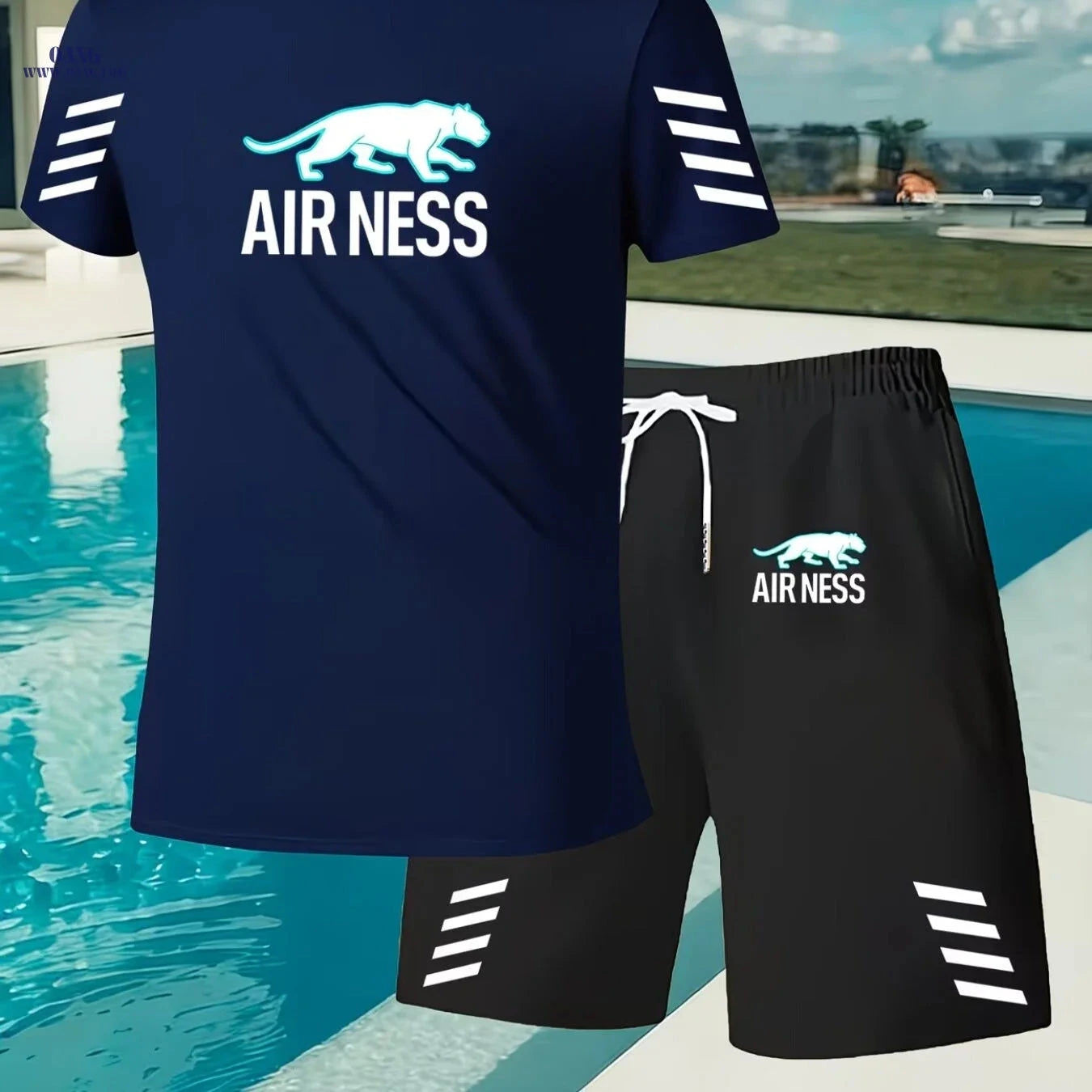 2026 Summer Men's Casual Set - Stylish Short-Sleeve Tee & Shorts   OAXG 