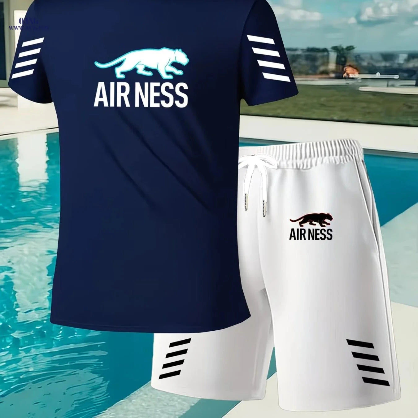 2026 Summer Men's Casual Set - Stylish Short-Sleeve Tee & Shorts   OAXG 