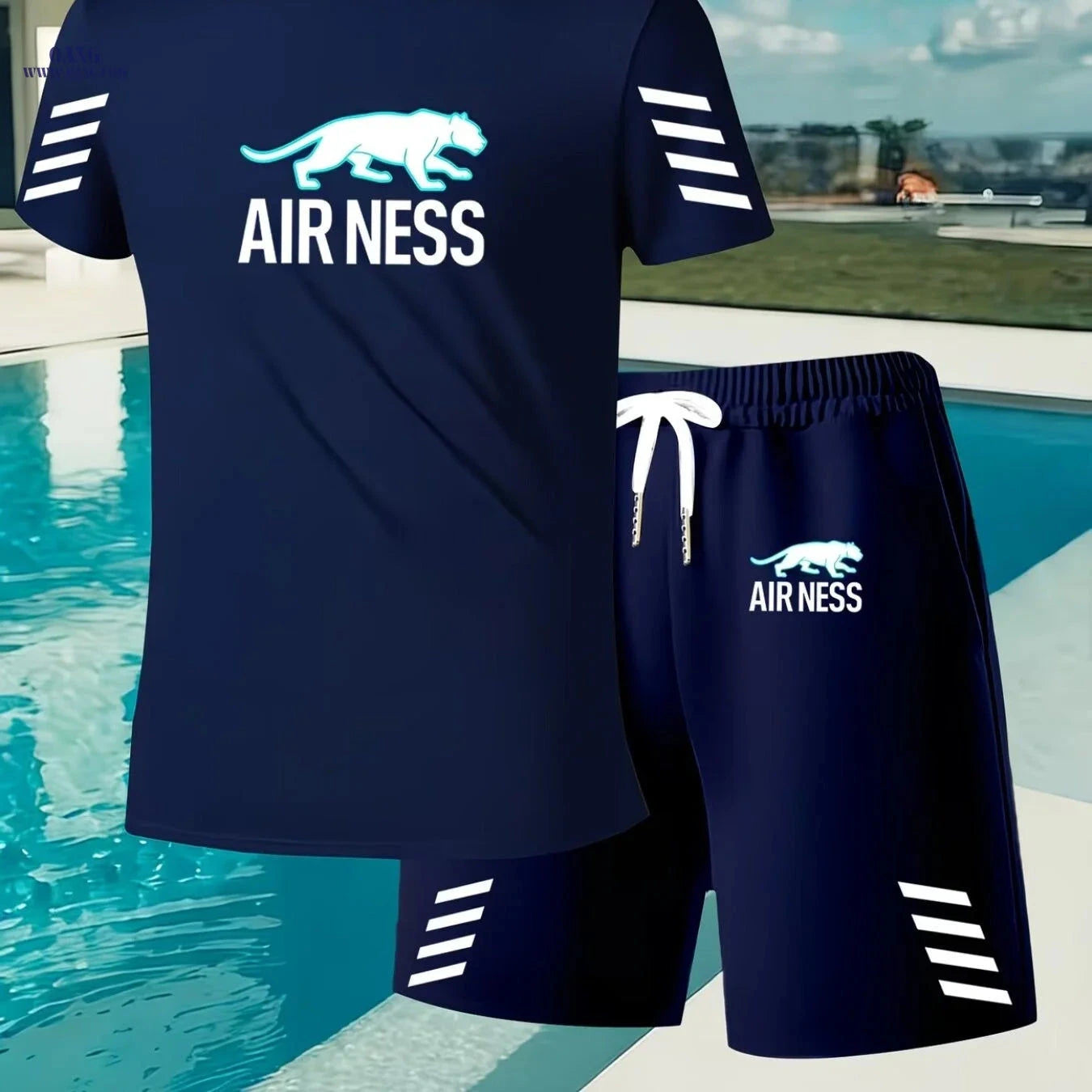 2026 Summer Men's Casual Set - Stylish Short-Sleeve Tee & Shorts   OAXG 