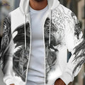 3D Printed Dragon Tiger Hoodie - Lightweight for Men and Women   OAXG 