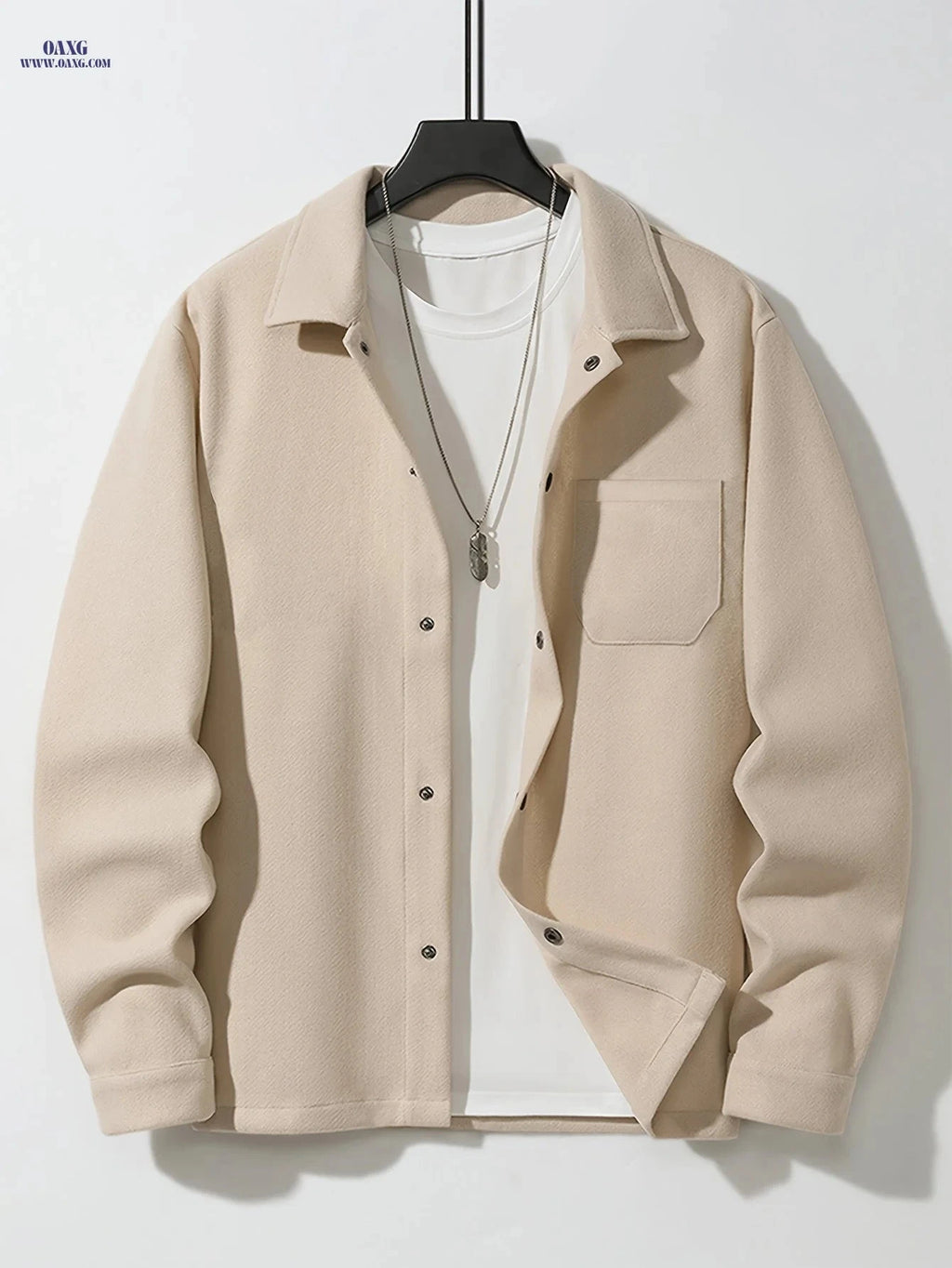 7180# Dragon And Phoenix Ni Coat - Stylish Woolen Jacket for Fall/Winter   OAXG Apricot / FR XS