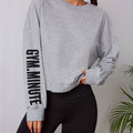 A Single Piece of Stylish Casual Sports Hoodie for Women.   OAXG Light Grey / S