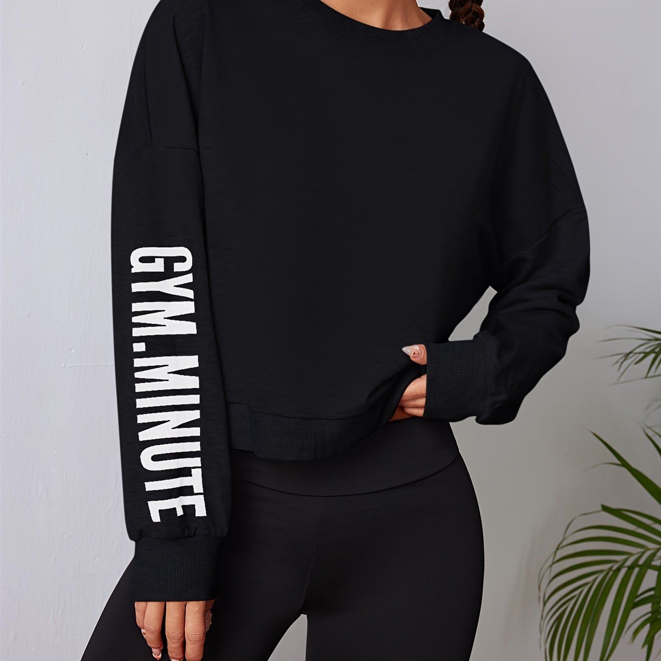 A Single Piece of Stylish Casual Sports Hoodie for Women.   OAXG Light Grey / S