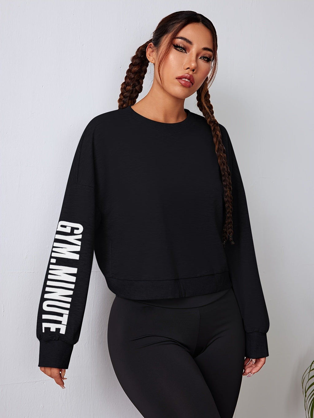 A Single Piece of Stylish Casual Sports Hoodie for Women.   OAXG Light Grey / S