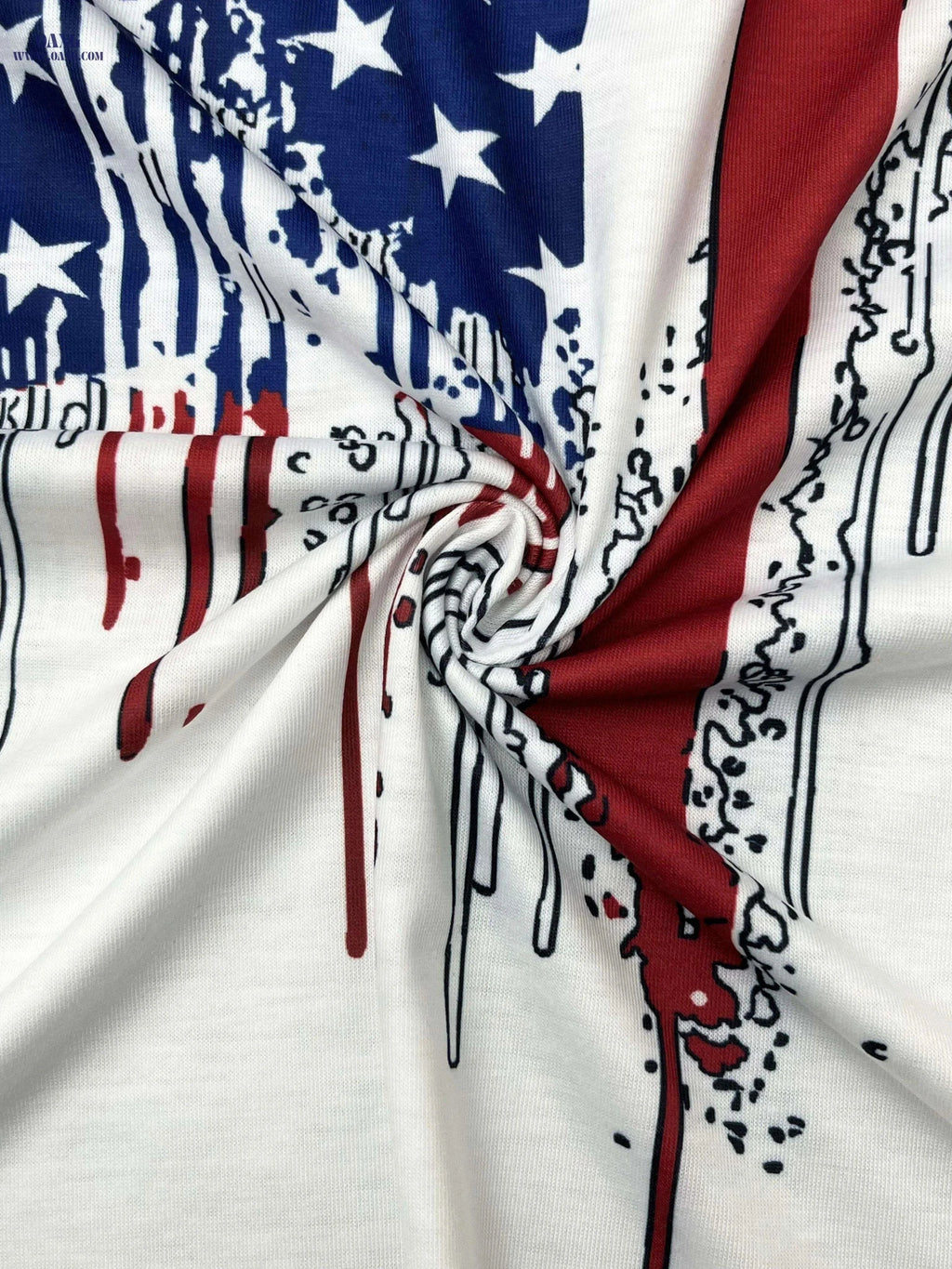American Flag Tank Top - Casual Crew Neck for Summer & Spring   OAXG White / S