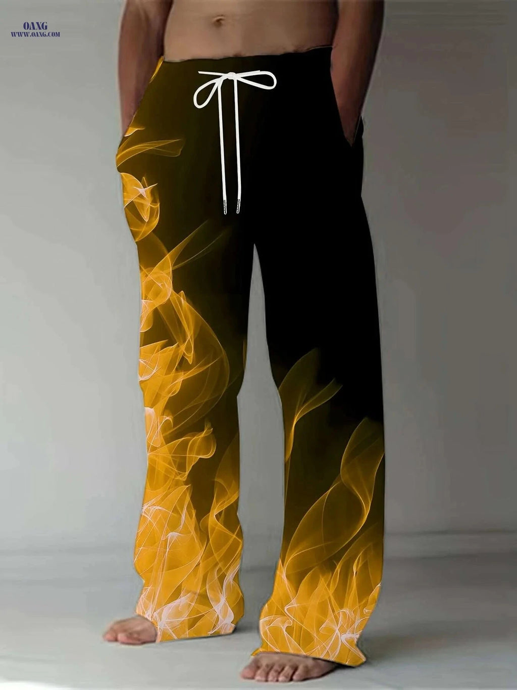 American Vintage Loose Straight-Leg Men's Pants - Casual Spring Style   OAXG 