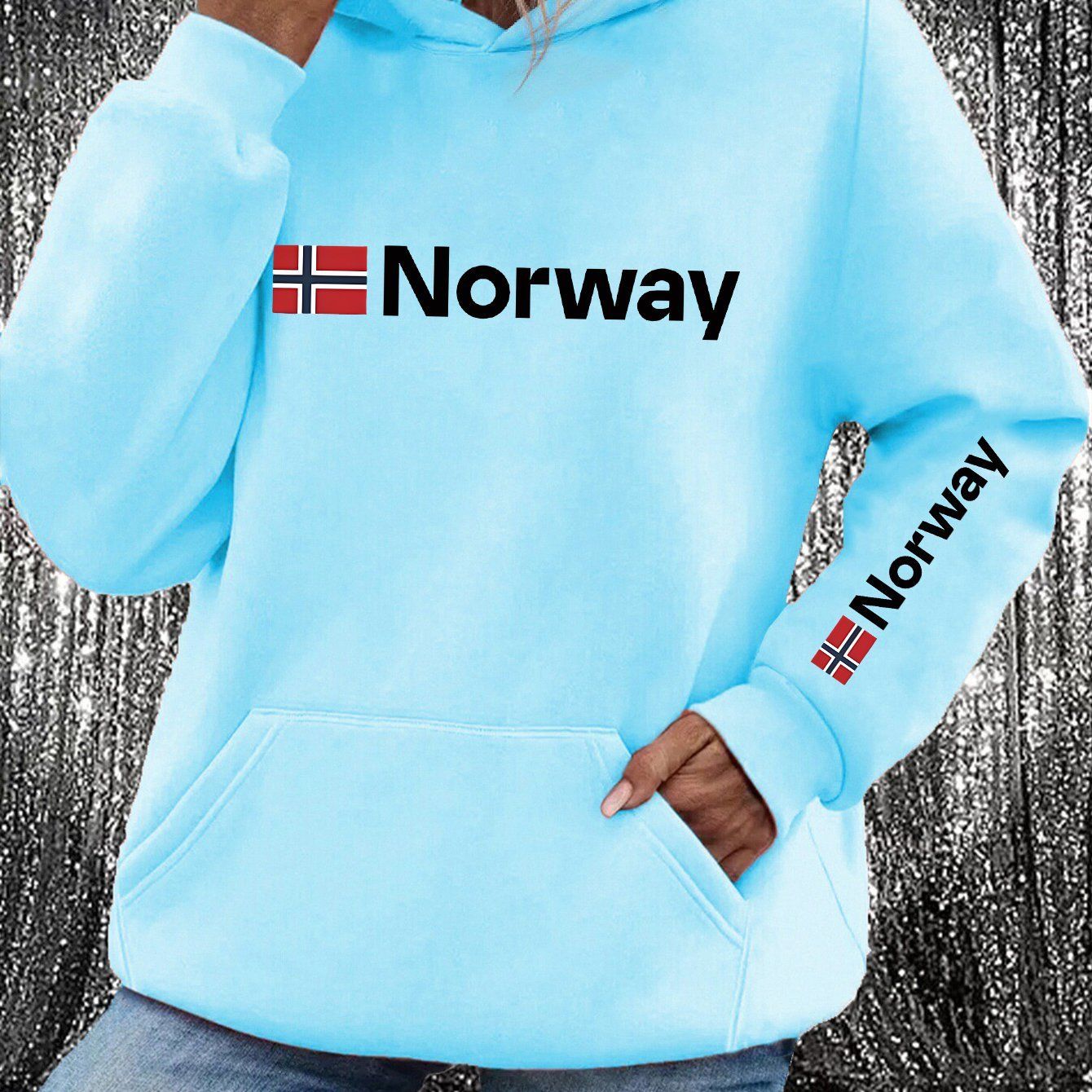 Art Letter Print Hoodie - Y2K Elegant Style Fashionable And Comfortable Non-Zip Hooded Jacket, Suitable for All Seasons Casual Activewear, Casual Activewear Fashionable Casual Jacket | Comfortable Fabric   OAXG Grey / S