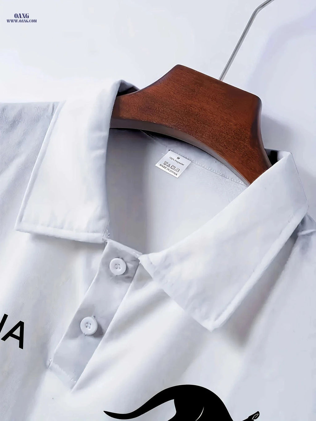 Australia Day Casual Polo Shirt - Proud Australian with Kangaroo Print   OAXG 