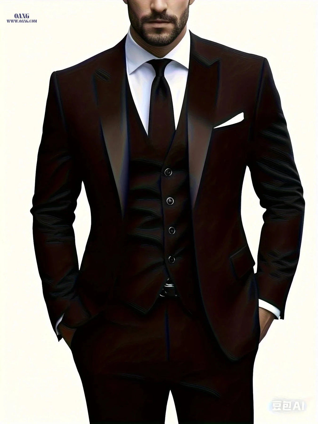 BEATY IN CLOTH Men's Two-Piece Suit - Jacket & Trousers for Events   OAXG 