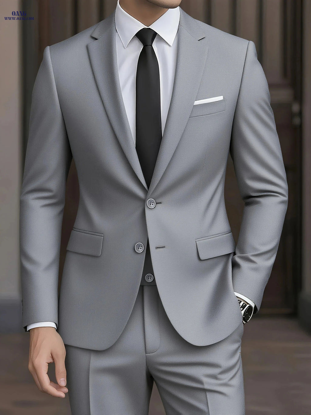 BEATY IN CLOTH Men's Two-Piece Suit - Jacket & Trousers for Events   OAXG 