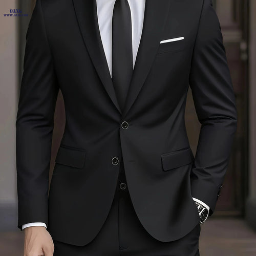 BEATY IN CLOTH Men's Two-Piece Suit - Jacket & Trousers for Events   OAXG Burgundy / FR XXS