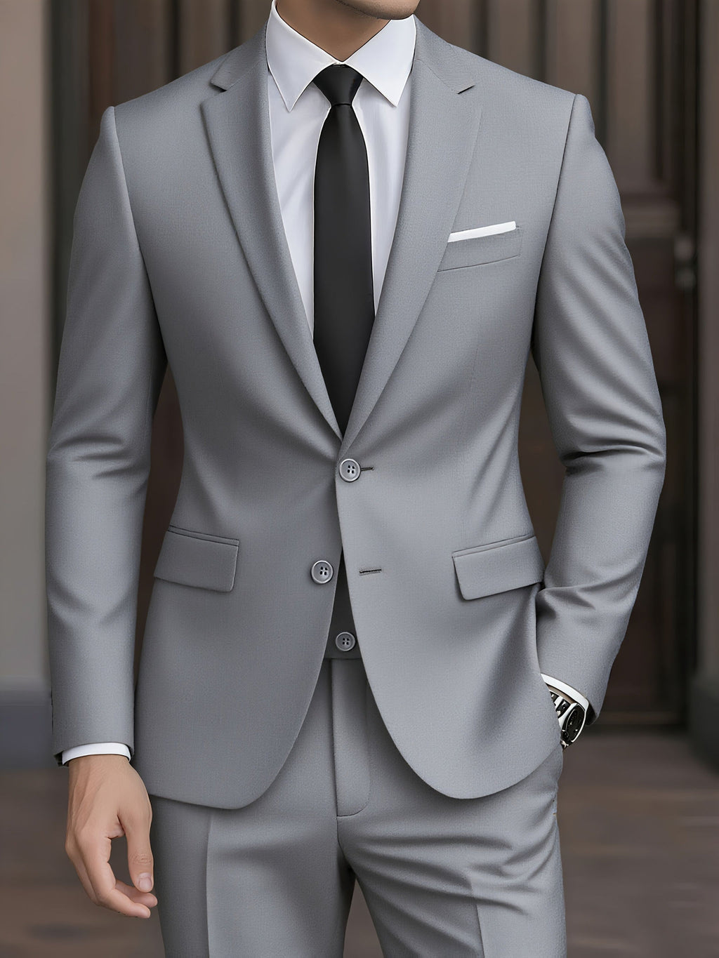 BEATY IN CLOTH Men's Two-Piece Suit - Jacket & Trousers for Events   OAXG 