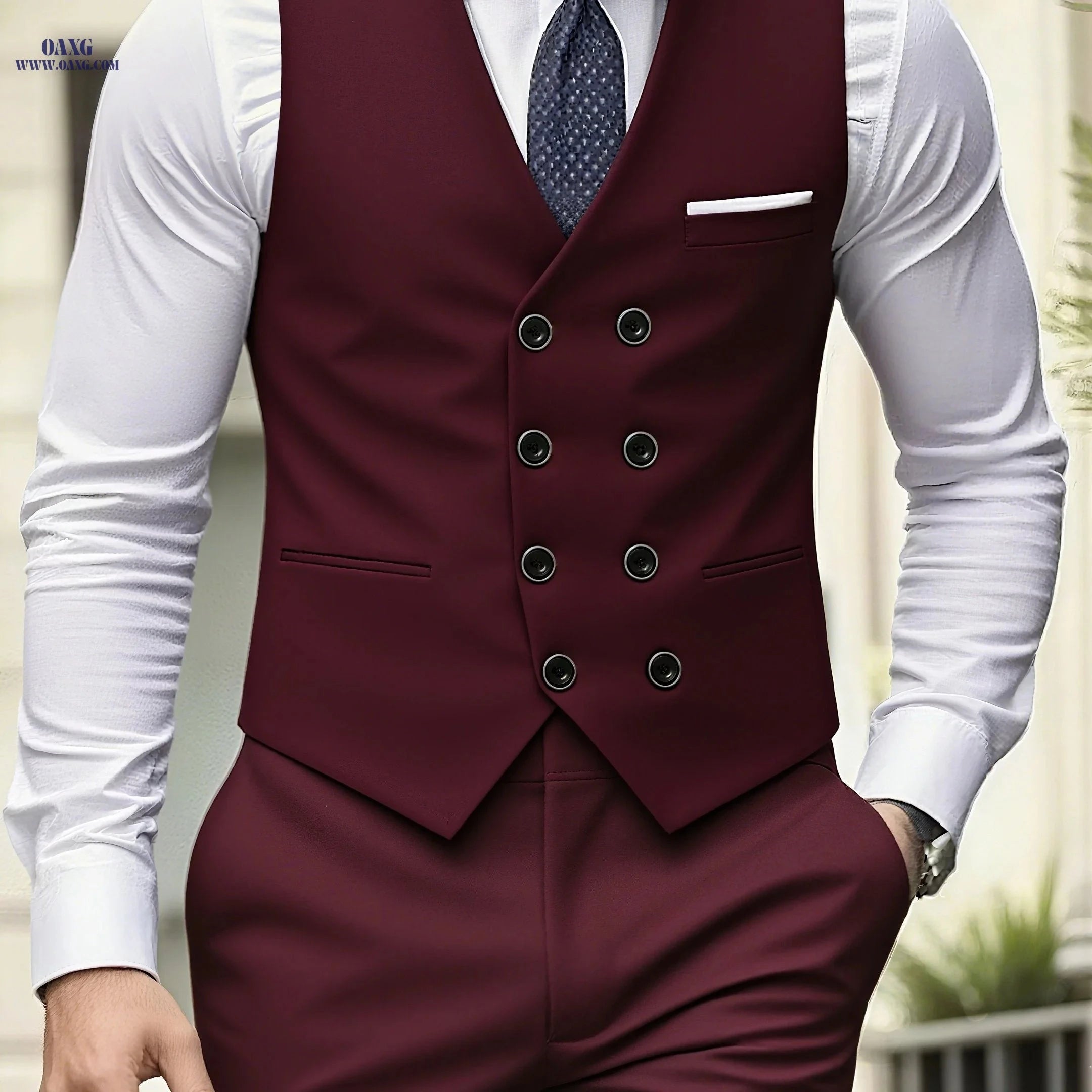 Beauty In Cloth Men's Fitted Tank Top - Stylish Button Details   OAXG 
