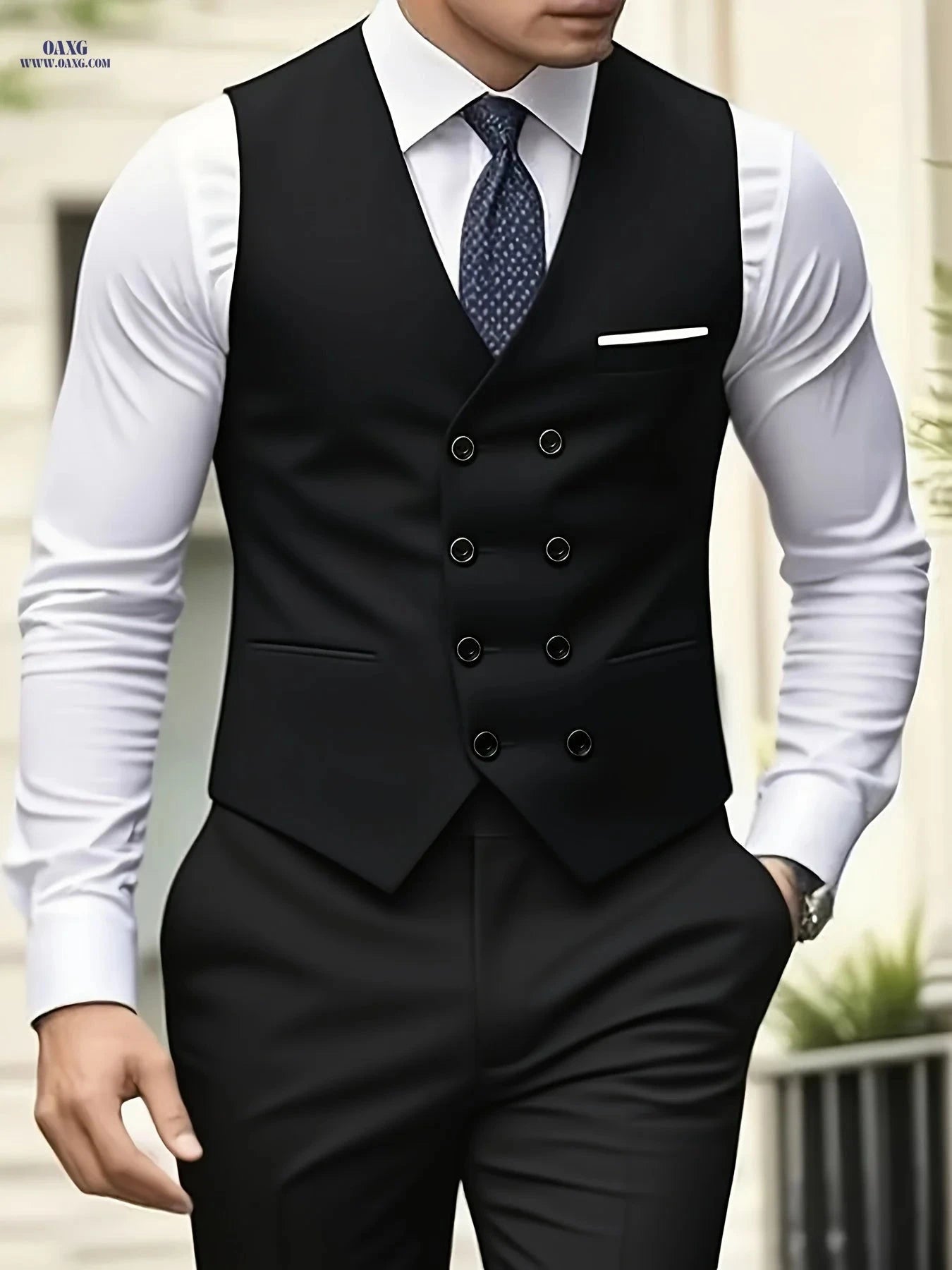 Beauty In Cloth Men's Fitted Tank Top - Stylish Button Details   OAXG 