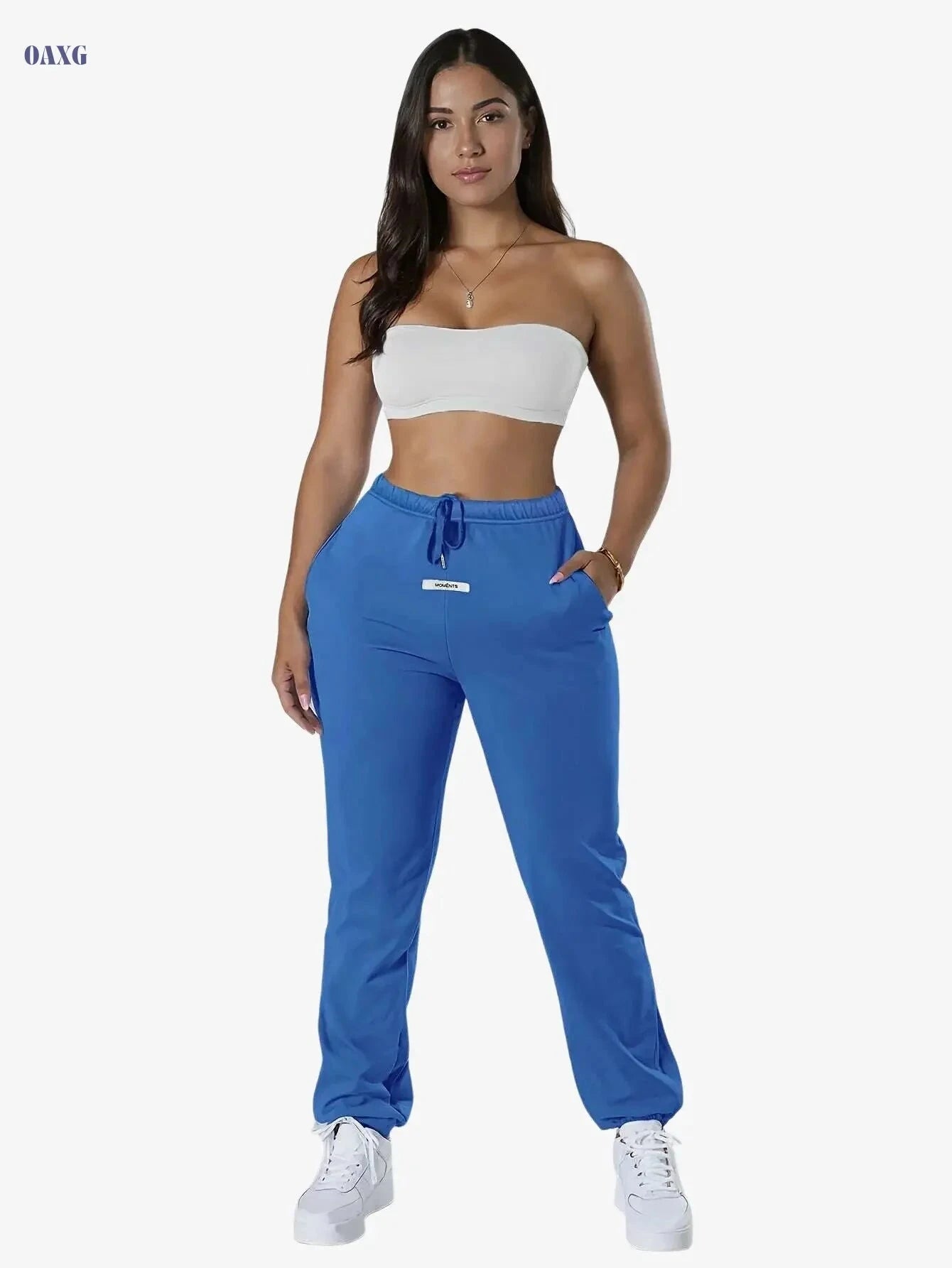 Best Women's Joggers - Casual Drawstring Sweatpants for Office & Weekend   OAXG 