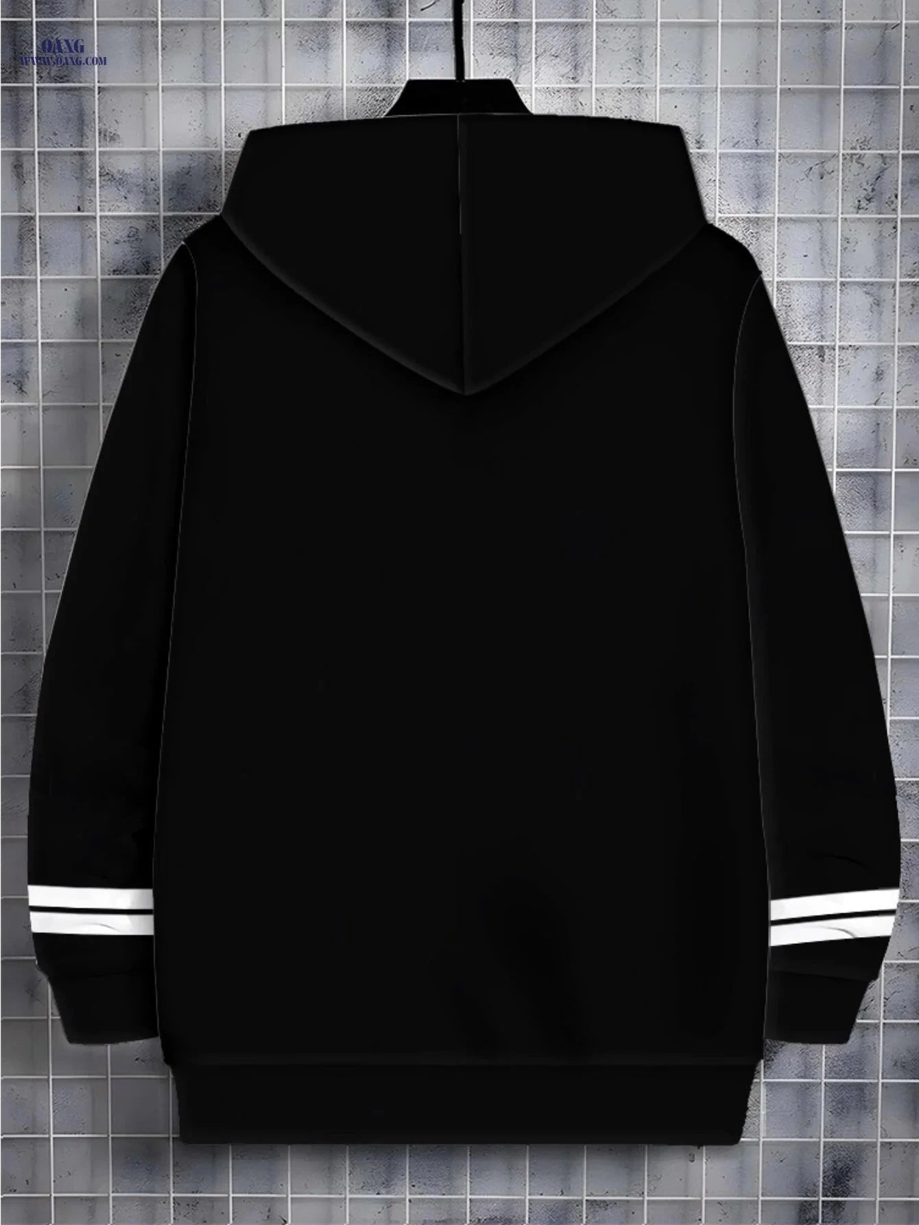Black Polyester Hoodie - Lightweight Zip-Up for Casual Wear   OAXG 【Multicolor】 / FR M