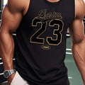 Boston 23 Men's Sports Vest - Comfortable Sleeveless Gym Wear   OAXG 