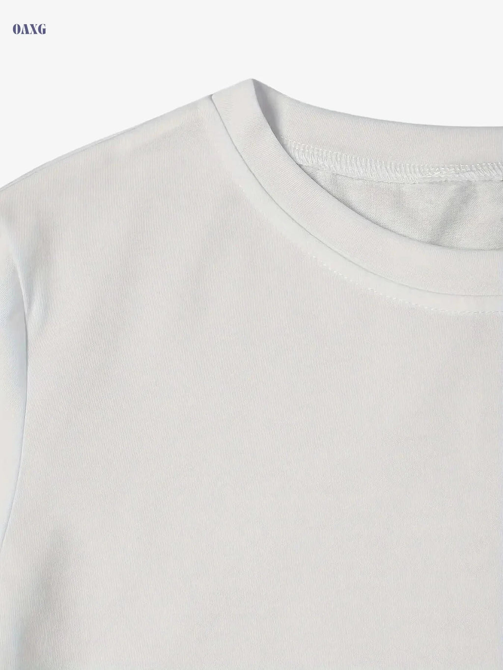 Boston Letter Print Women's Casual Sportswear Set - Short Sleeve T-Shirt   OAXG White / S