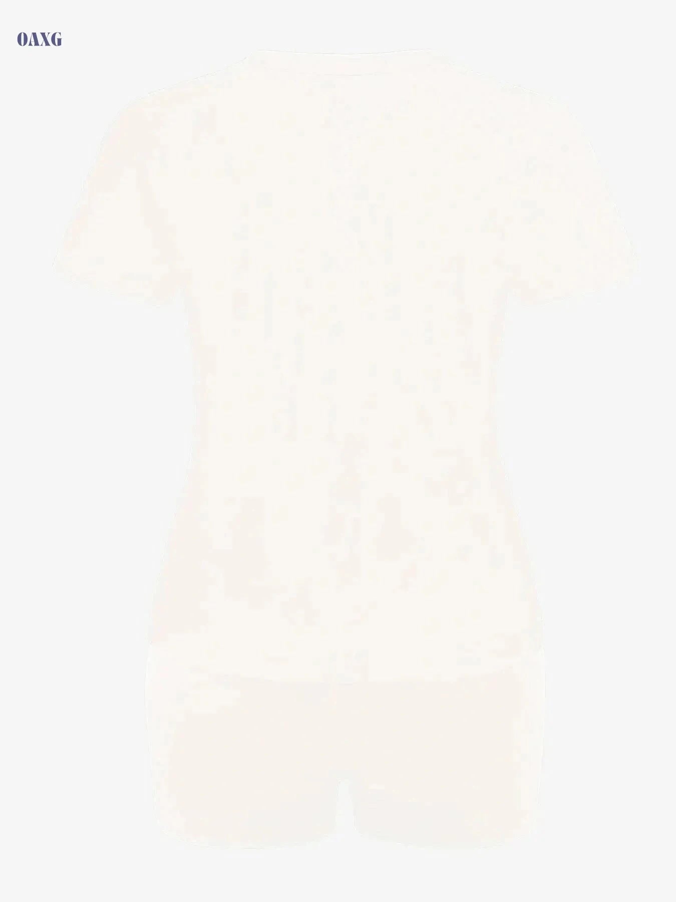 Boston Letter Print Women's Casual Sportswear Set - Short Sleeve T-Shirt   OAXG 