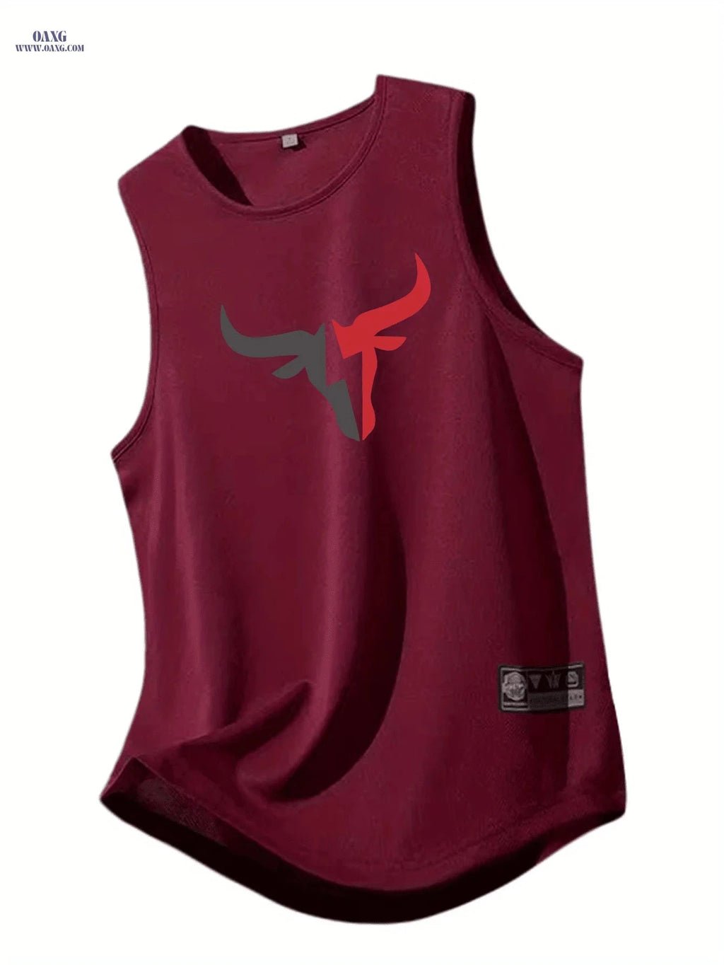 Breathable Men's Athletic Tank Top - Quick-Dry, Sleeveless Sportswear   OAXG White / S
