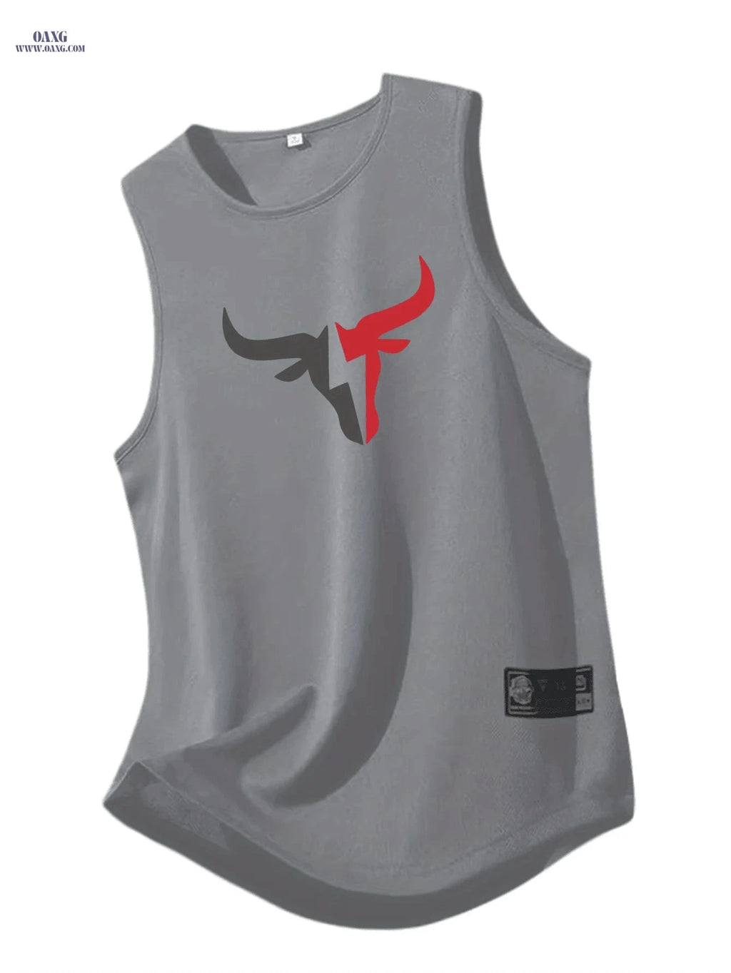 Breathable Men's Athletic Tank Top - Quick-Dry, Sleeveless Sportswear   OAXG White / S