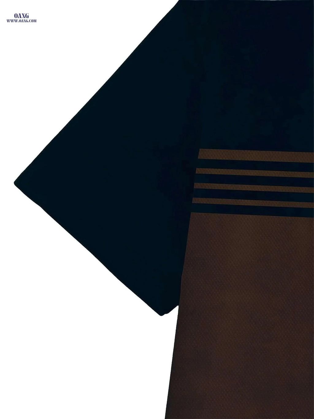 Brown to Black Ombre T-Shirt - Casual Fit for Men’s Everyday Wear   OAXG 
